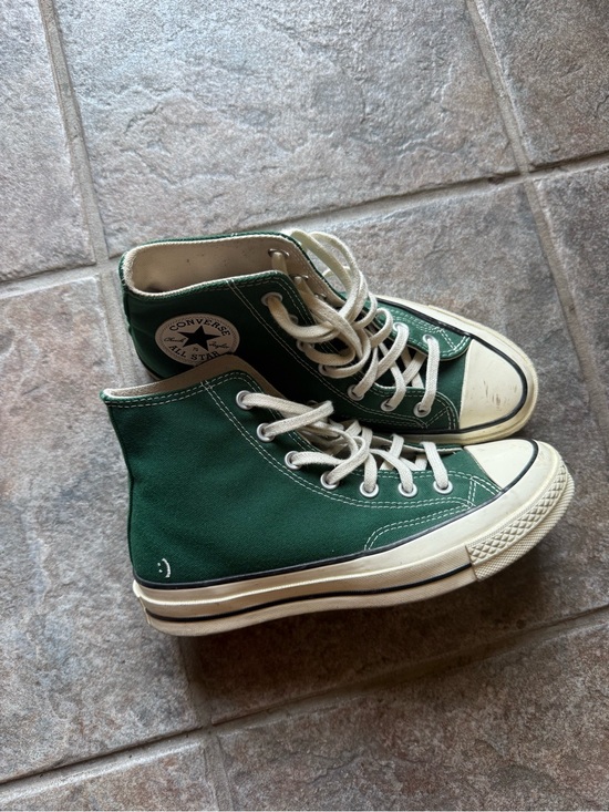 Converse Shoes - Converse Chuck Taylor All Star Platform High-Top Sneakers in Forest Green